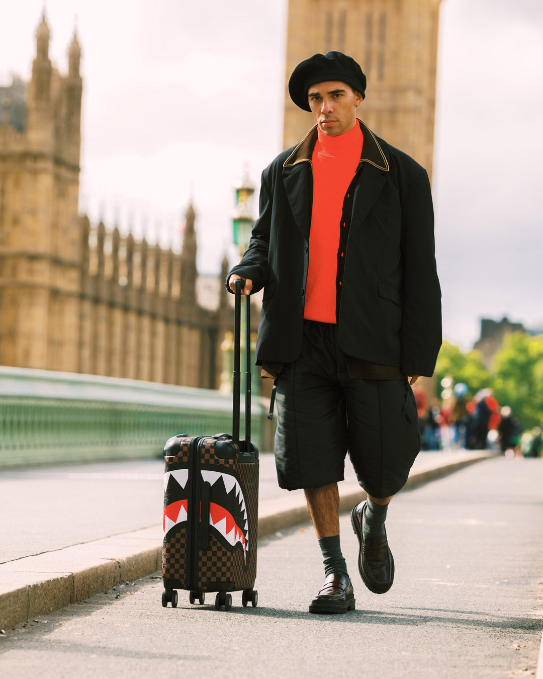 THE PRIVATE JET SHARK CLUB CARRY-ON LUGGAGE
