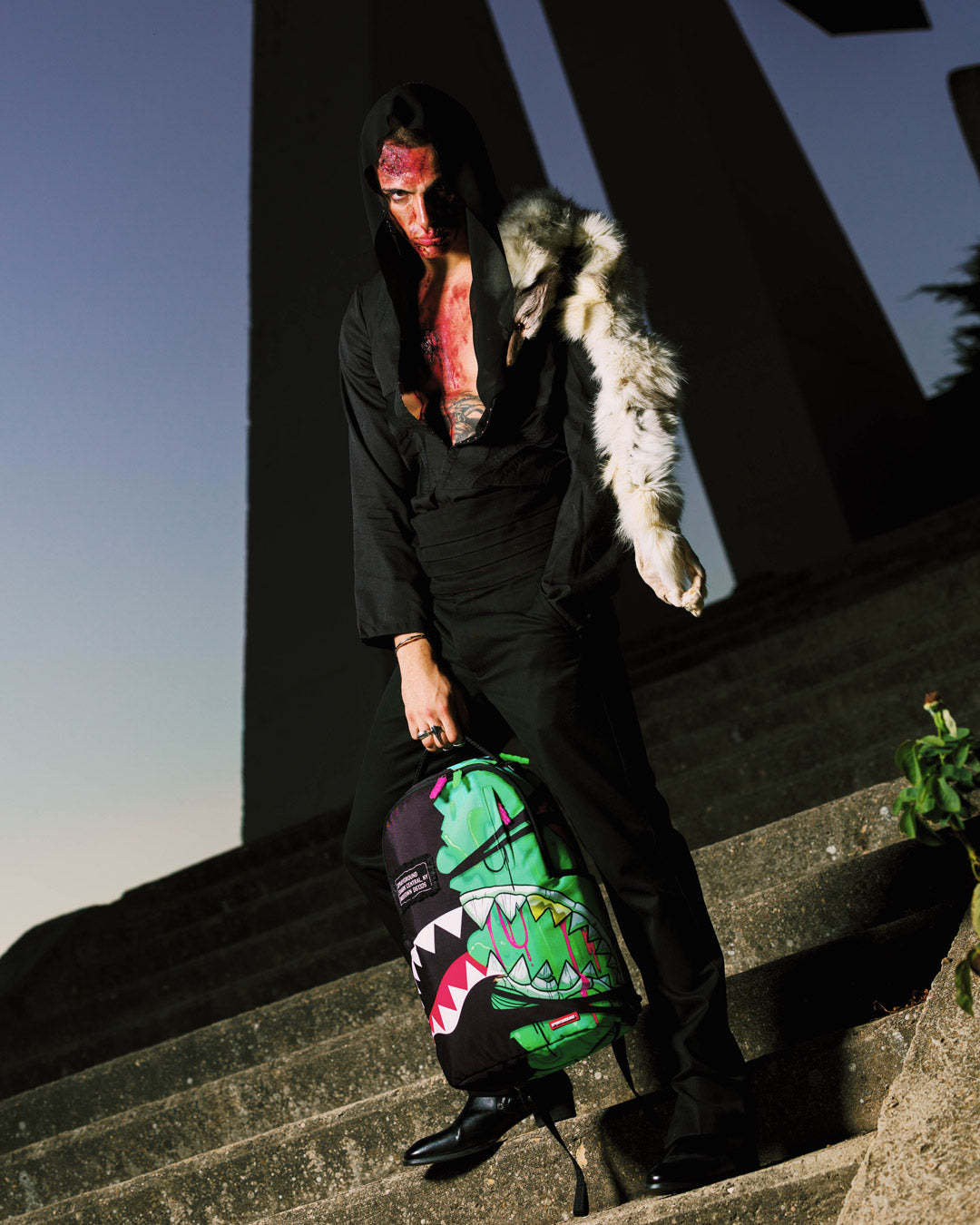 ZOMBIE OOZE SHARK CENTRAL BACKPACK