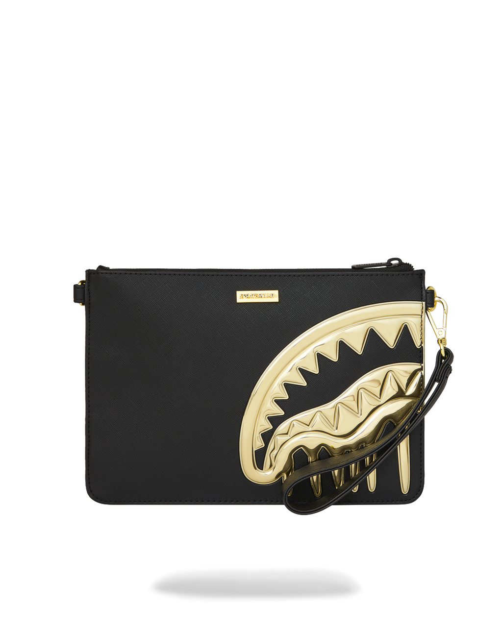 GOLDHEART SHARK DRIP CROSSOVER CLUTCH