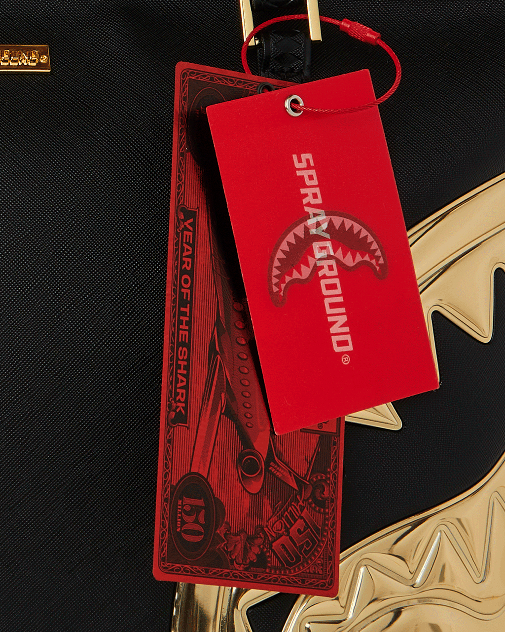 GOLDHEART SHARK DRIP TOTE