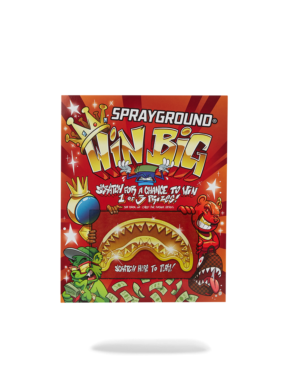 BIG MONEY BIG MONEY BACKPACK (COMES WITH SCRATCH OFF PLAYING CARD)