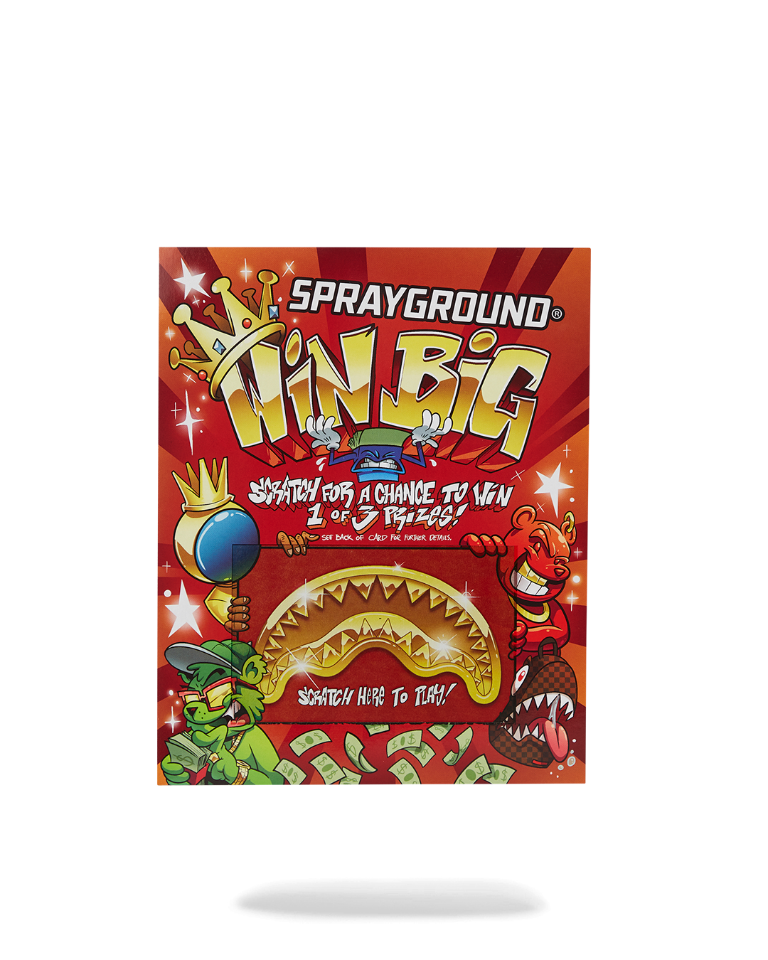 BIG MONEY BIG MONEY BACKPACK (COMES WITH SCRATCH OFF PLAYING CARD)