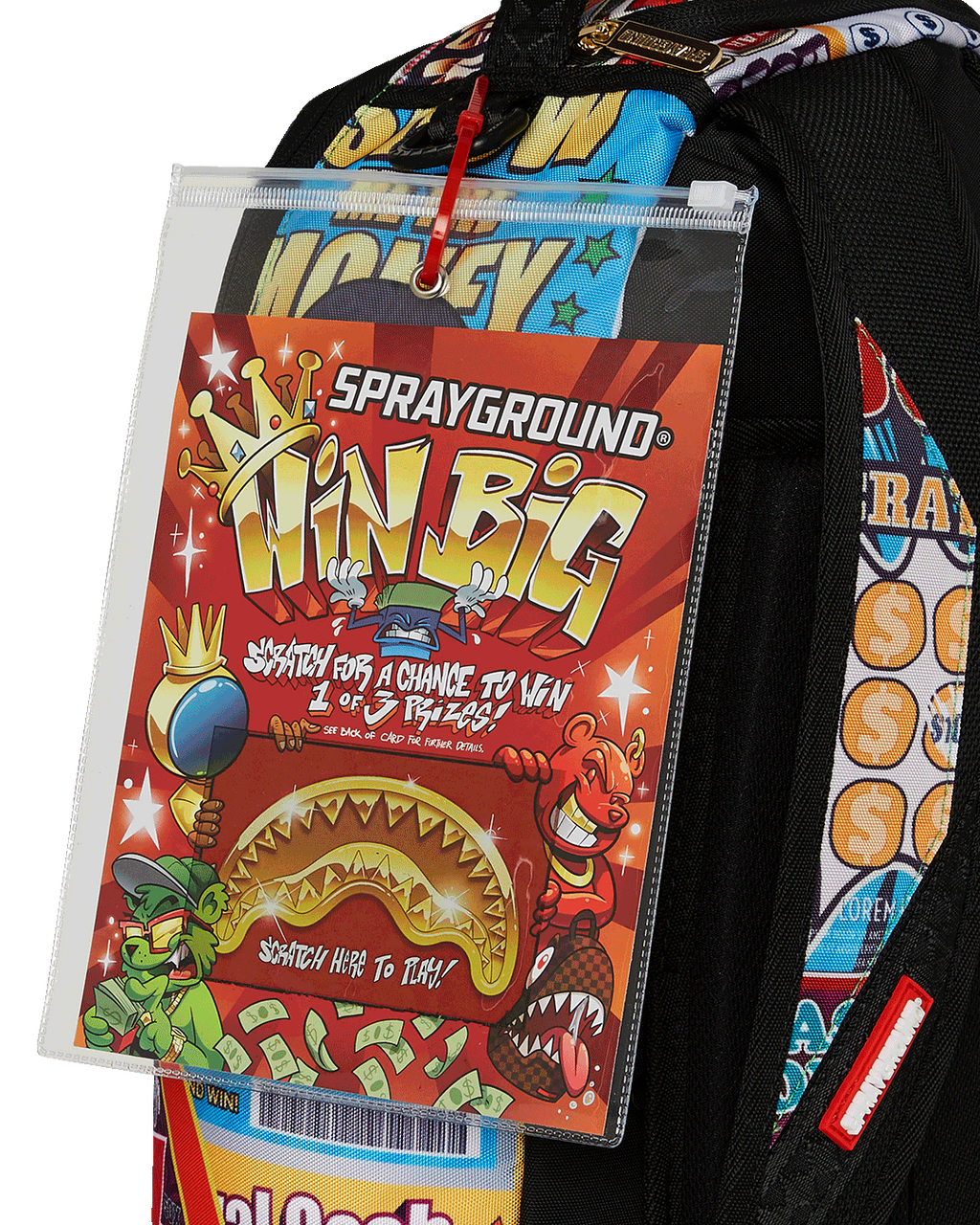 BIG MONEY BIG MONEY BACKPACK (COMES WITH SCRATCH OFF PLAYING CARD)
