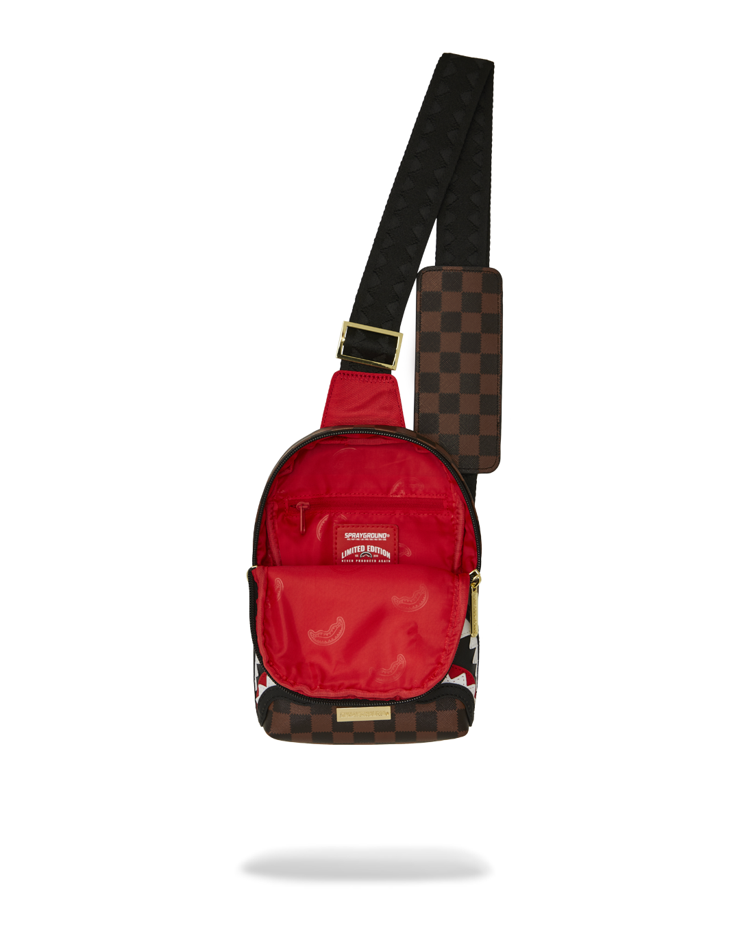 SAWTOOTH SHARKS IN PARIS ONE-STRAP SLING