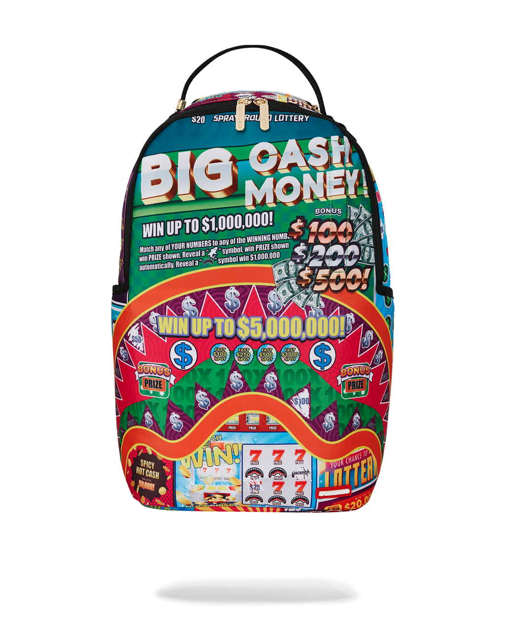 BIG MONEY BIG MONEY BACKPACK (COMES WITH SCRATCH OFF PLAYING CARD)